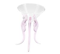 CHICAMPERA Creative Octopus Cocktail Glass Pink High Borosilicate Glassware for Home Bar Party Versatile Wine and Beverage Cup Easy to Clean Decorative Drinkware for Festivals and