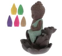CHICAMPERA Decorative Small Censer Purple Sand Craft Incense Burner Lightweight Practical Household Incense Holder for Zen Meditation and Home Decoration