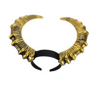 CHICAMPERA Devil Horns Goat Horns Headband Unisex Halloween Crown Lightweight Comfortable for Cosplay Trick Treat Party Accessories
