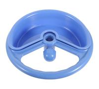 CHICAMPERA Drip Stand Storage Plate, Blue round Plastic Tray Accessory for Hospital Supply, Perfusion Support Storage Tray Suitable for Clinical and Medical Use