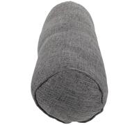 CHICAMPERA Ergonomic round Cervical Neck Pillow Roll Pp Cotton and Cotton Linen Material for Office and Sleeping, Designed to Maintain Neck Alignment and Provide Firm Support