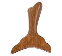 CHICAMPERA Facial Gua Sha Wooden Massage Board Mermaid Tail Design for Face Neck and Body Reflexology