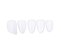 CHICAMPERA Fingertip Protective Covers round Edge Design Pipa Finger Picks 5pcs Blue Pipa Nail Covers Made of Lightweight PC Material Easy to Clean for String Instrument Accessories