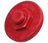 CHICAMPERA Fire Hydrant Cap Iron Cover Cast Iron Fitting Replacement for Outdoor Hydrants Suitable for Firefighter Use Debris Protection