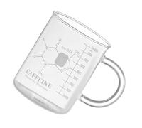 CHICAMPERA Glass Coffee Cup Graduated Scale for Accurate Measuring for Kitchen Brewing and Daily Use