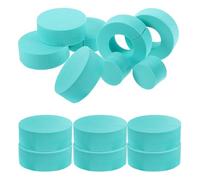 CHICAMPERA Hair Curling Sponge Rings with C-shaped 12pcs for Blue Gentle on Hair Styling Stable Hold Trendy Tool for Salon and Home Use