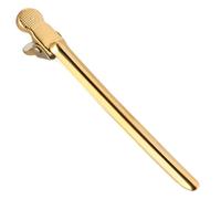 CHICAMPERA Hairdressing Clip Set Does Not Leave Hair Dents Golden Metal 6pcs Spring Install Design for Professional Hair Styling and Home DIY
