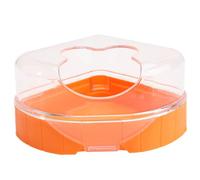 CHICAMPERA Hamster Bathroom Plastic Toilet with High Permeability and Easy to Clean Features, Small Hamster Bathtub Suitable for Home Use