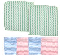 CHICAMPERA Hamster Bedding Mats in Assorted Colours for Pet's Nest and Resting Place 6pcs Soft Coral Fleece 25x25cm with Excellent Water Absorption Small Pets Cage Liners