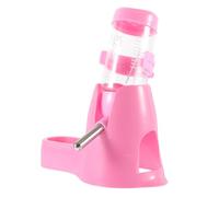 CHICAMPERA Hamster Water Bottle 80ml Plastic Multi-function Small Pet Feeder with Bracket for Pet Feeding When You Are Not at Home