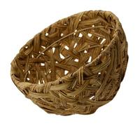 CHICAMPERA Handcrafted Faux Rattan Lampshade E27 Base Woven Pendant Light Cover for Restaurant and Bedroom Settings