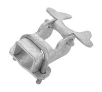 CHICAMPERA Heavy Duty Bolt Lock for Dog Crate and Wire Cage, Silver Iron Gate Latch with Biteresistant Quick Release Mechanism, for Securing Backyard Gates and Pet Crates