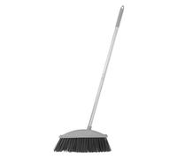 CHICAMPERA Heavy Duty Long Handle Broom with 45° Angle and Comfortable Grip for Indoor Household Use, Sweeps Away Dust Efficiently with Stainless Steel and Pet Bristles