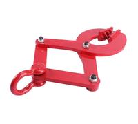 CHICAMPERA Heavy-Duty Steel Pallet Puller Clamp with Scissor Mechanism Capacity Material Handling Grabber for Warehouse and Shipping Red Industrial Pallet Pulling Tool