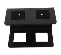 CHICAMPERA Heavy Duty Steel Trailer Hitch Storage Bracket with Secure Locking Mechanism and Easy Installation Compact Black Hitch Mount for Truck Bed Transportation