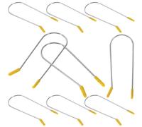 CHICAMPERA Hot Roller Clips 16Pcs Stainless Steel Hair Curler Securing Pins Replacement Clamp Set for Salon Hair Styling Tools