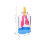 CHICAMPERA Human Lung Breathing Demonstration Model with Diaphragm Movement, Small Educational Lung Anatomy Teaching Aid for School Science Experiments Random Color
