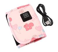 CHICAMPERA Insulated Bottle Bag USB Feeding Bottle Warmer Adjustable Milk Warmer for Car Travel for Boy Girl and Newborn Milk The Go Random Color