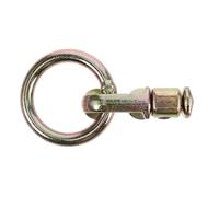 CHICAMPERA Iron Cargo Hooks for Trucks Track Tie Down System with Vertical Mount Anchor Ring Easy Installation Load Securing for Commercial and Personal Transport