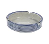 CHICAMPERA Japanese Ceramic Ashtray Compact Simple Ash Holder Retro Underglaze Home Ash Container Decorative Ornament for Smoking Areas