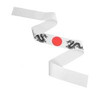 CHICAMPERA Japanese Headband Made of Sturdy Polyester Fiber with Simple Design Stylish White Karate Headscarf for Men for Sports and Martial Arts Use