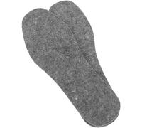 CHICAMPERA Large Size Cuttable Wool Felt Insoles, Soft Breathable Winter Warm Shoe Inserts for Men and Women Boots, Sweat-Absorbing Shoe Parts for Cold Weather, 25Cm Deep Grey Pair