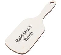 CHICAMPERA Large Wooden Hair Comb for Men with Wide Teeth, Stylish Beige Design, Prevents Scratching the Scalp and Detangles Hair, for Home Use and Comedy Acts