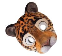 CHICAMPERA Leopard Animal Mask EVA Lightweight Half Face Mask for Halloween Carnival Masquerade Party with Elastic Strap Fun Cosplay Dress Up Accessory for Festivals and Birthday Celebrations