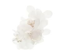 CHICAMPERA Lightweight Bridal Tulle Flower Headpiece Handmade Wedding Hair Accessory for Brides Elegant Floral Design Comfortable Wear Veil Attachment for Bride and Flower Girl