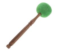 CHICAMPERA Lightweight Portable Wool and Wood Chanting Bowls Mallet Accessory for Yoga Class Sturdy Singing Bowl Stick Sound Accessory in Green