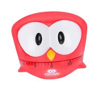 CHICAMPERA Mechanical Kitchen Timer Cartoon Animal Design Easy-operate Cooking Timer with Loud Alarm Manual Mechanical Timing Device for Baking and Visual Reminder Suitable for Autism and