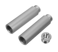 CHICAMPERA Microphone Boom Arm Extension Tube Set with 5/8-27 to 3/8-16 Adapter, Aluminium Alloy, Simple Installation for Singing and Live Streaming