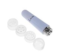 CHICAMPERA Mini Face Massager for Eye Care with Plastic Roller, Lightweight and Gentle Soothing Application, Portable Cordless Eye Massage Tool with Replacement Head for Home and Office Use