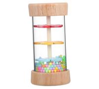 CHICAMPERA Mini Wooden Rainstick Toy for Children Montessori Educational Rain Sound Instrument Cognitive Sensory Plaything for Preschool Development