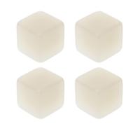 CHICAMPERA Mm Acrylic Glow the Dark Dice Blank Dice 4 Pcs Lightweight for Party Games and Role-playing Educational Accessories