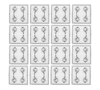 CHICAMPERA Music Notes Excellent Durability and Gentle Comfort 100pcs Paper Napkins with Creative Patterns for Outdoor Picnics and Party Celebrations