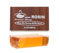 CHICAMPERA Natural Rosin for Stringed Instruments with Storage Wooden Box, Synthetic Material, Improves Instrument Pronunciation, Environmentally Friendly, Suitable for Cello Bow Use,