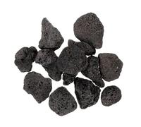 CHICAMPERA Natural Volcanic Decorative Stone Black Lava Rock for Water Culture Plants and Other Plants, Suitable for Home Decorations and Walkways, Improving Living Environment,