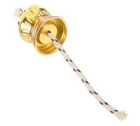 CHICAMPERA Oil Lamp Burner Replacement Wick Zinc Alloy Sturdy Versatile Retro Style Craftsmanship Simple Design for DIY Oil Lamp Enthusiasts