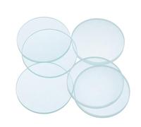 CHICAMPERA Optical Glass Lenses Science Teaching Tool 6pcs Double Convex and Concave Diameter 50mm Scratch-resistant for Physics Experiment and Educational Use for Classroom and Optical