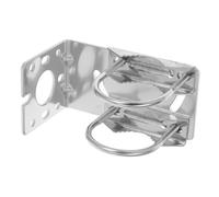 CHICAMPERA Outdoor Antenna Mount Pole Bracket Aluminum Alloy L-Shaped Antenna Rack for Weather Station and Electronics Pole Mounting, Suitable for Roof and Attic Installation