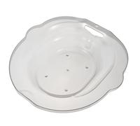 CHICAMPERA Patient Toilet Sitz Basin Smooth Surface Anti-Overflow Hole Pp Material Comfortable Postpartum Care Aid for Pregnant Women and Surgery