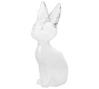 CHICAMPERA Pet Hair Keepsake Glass Jar for Cats and Dogs, Cat Shaped Portable Storage Jar with Easy Organisation, Unique Design for Home Use during Shedding Season, Memorial Gift for Pet