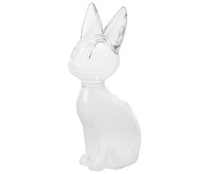 CHICAMPERA Pet Hair Keepsake Glass Jar for Cats and Dogs, Cat Shaped Portable Storage Jar with Easy Organisation, Unique Design for Home Use during Shedding Season, Memorial Gift for Pet