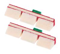 CHICAMPERA Piano Repair Parts 2Pcs Upright Piano Damper Felt Maintenance Tool Wool Felt Wooden Block Sound Dampening Accessories Assorted style