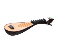 CHICAMPERA Pipa Ornament Vintage Chinese Lute Model Music Instrument Ornament for Photo Prop Chinese Decorations for Home and Office Simulation Lute for Ancient Costume Decor