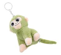 CHICAMPERA Plush Animal Keychain Cute Monkey Stuffed Doll Keyring Light Green Versatile Bag Charm for Handbags Backpacks and Phones Soft Plush Material with Detailed Craftsmanship