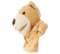 CHICAMPERA Plush Bear Hand Puppet for Cartoon Open Mouth Design for Interactive Storytelling Safe Comfortable Stuffed Animal Puppet for Creative Play for Bedtime Stories and Family Fun