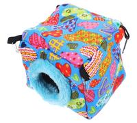 CHICAMPERA Plush Pet Nest Bed for Rabbit and Hamster Sponge Material, Size 2xl, Fashion Design Play House to Decorate Your Living Space and Provide A Comfortable Resting Place