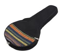CHICAMPERA Portable Black Banjo Case for 4-string Banjo with Comfortable Inner Lining and Shoulder Strap, Non-woven Fabric and Cotton Cushion, for Men and Women